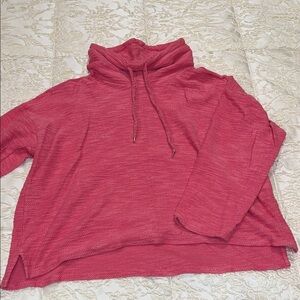 Jones New York Pink Cowl Neck Sweater